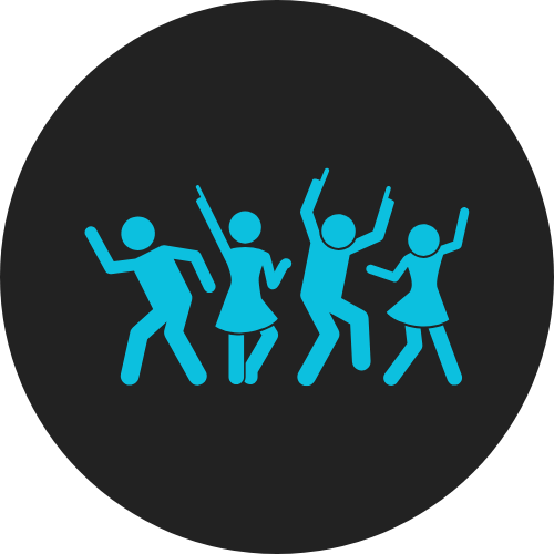 Live Clubs & Chat Icon